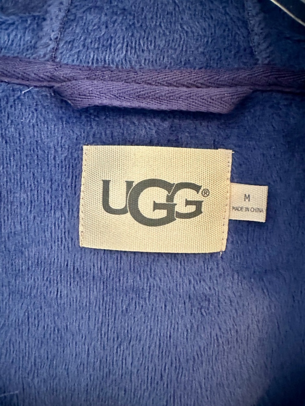 UGG Full-Zip Fleece Hoodie Sweatshirt, Size M - Picture 2 of 10